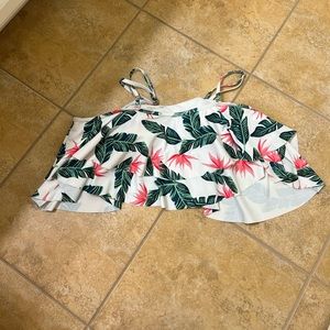 Off the Shoulder Swim Top